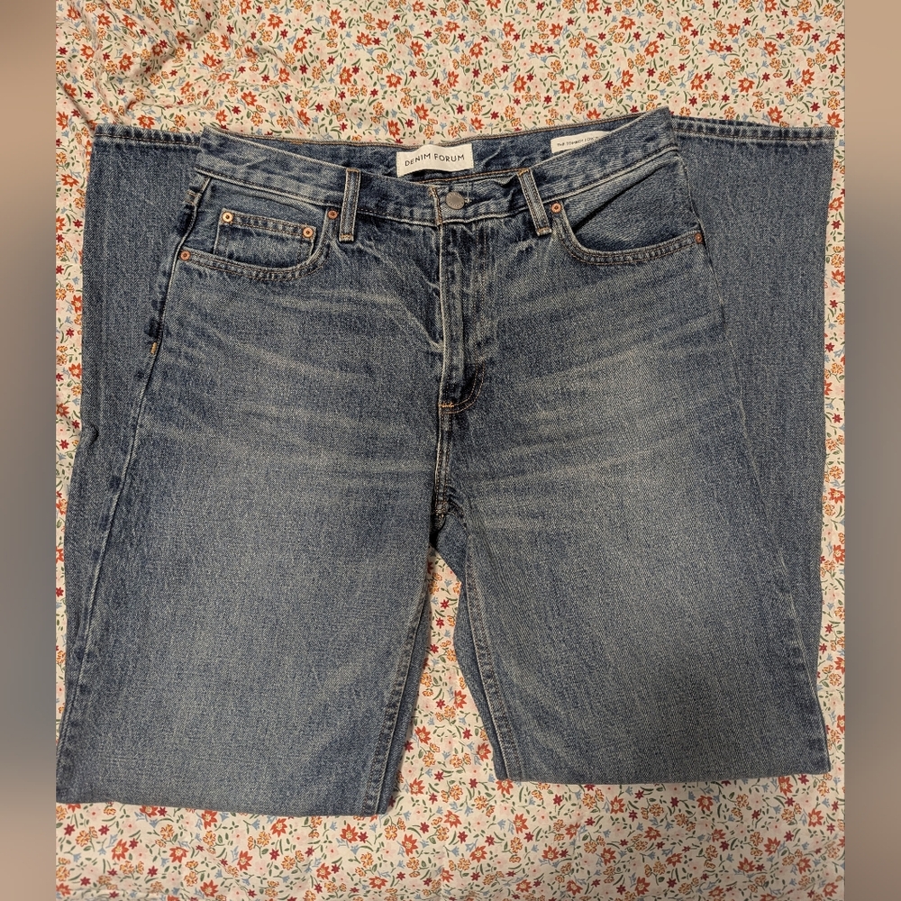 Denim Forum Tomboy Low Rise Baggy Jeans